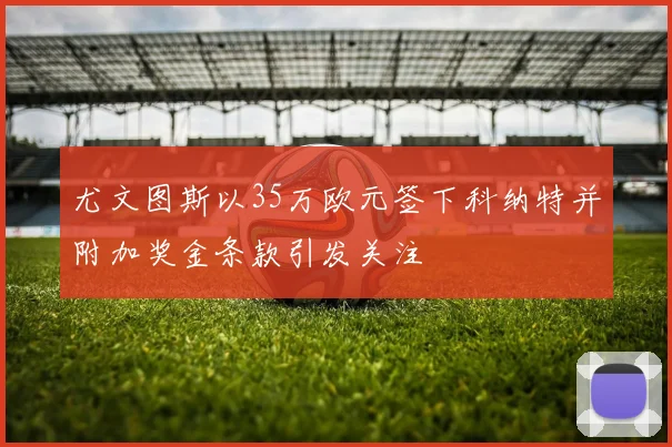尤文图斯以35万欧元签下科纳特并附加奖金条款引发关注
